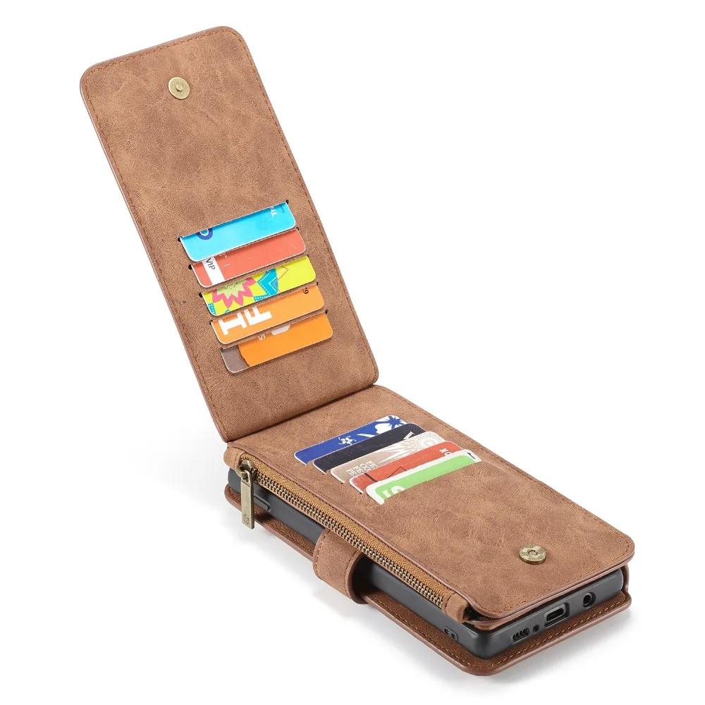 CaseMe для samsung Galaxy S10 плюс S10E S9 S8 плюс Примечание 8 9 кошелек кожа молния многофункциональный Магнитный откидная крышка