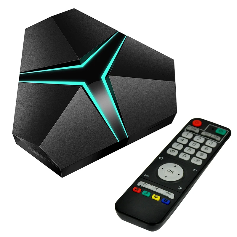 Magicsee Iron+ Smart TV Box Amlogic S912 Octa Core 3GB DDR4 32GB ROM Android 6.0 TV Box Wifi Bluetooth 4.1 4K OTA Media Player