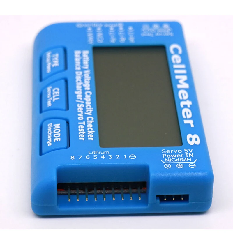 

1pcs High Quality RC CellMeter-8 1-8S Battery Capacity Voltage Checker Meter LiPo Li-lon NiMH with backlight
