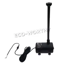 Solar Power Submersible Fountain Pump Garden Decor Pond Brushless Watering Kit