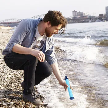 

Water Purifier Outdoor Survival Multifunction Water Purifier Camping Hiking Emergency Portable Secure Tool Drinking Water Filter