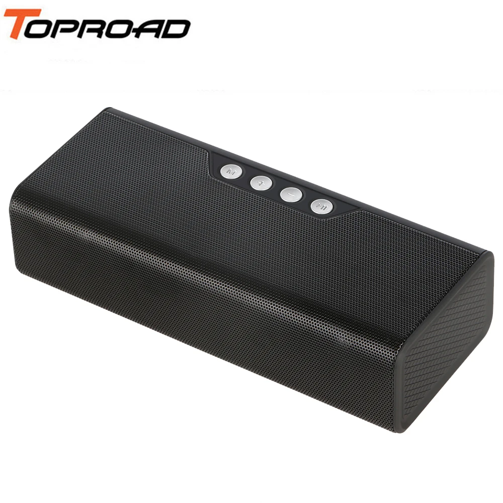 

TOPROAD Stereo Bluetooth Speaker Portable Wireless Receiver Dual Speakers Parlantes Soundbar with Mic TF FM Radio USB Sound Box