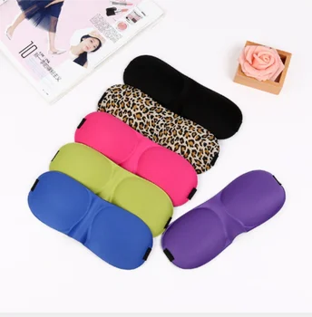 

3D soft eye Mask Sponge Cover Blinder travel sleep aid relax shade Blindfold New / by dhl 1000pcs