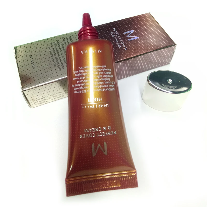 spesifikasi Missha M Perfect Cover BB Cream Ukuran Sampel 20 Ml SPF42 PA + + + (No 21 Light Beige) foundation Makeup Cream Korea Kosmetik