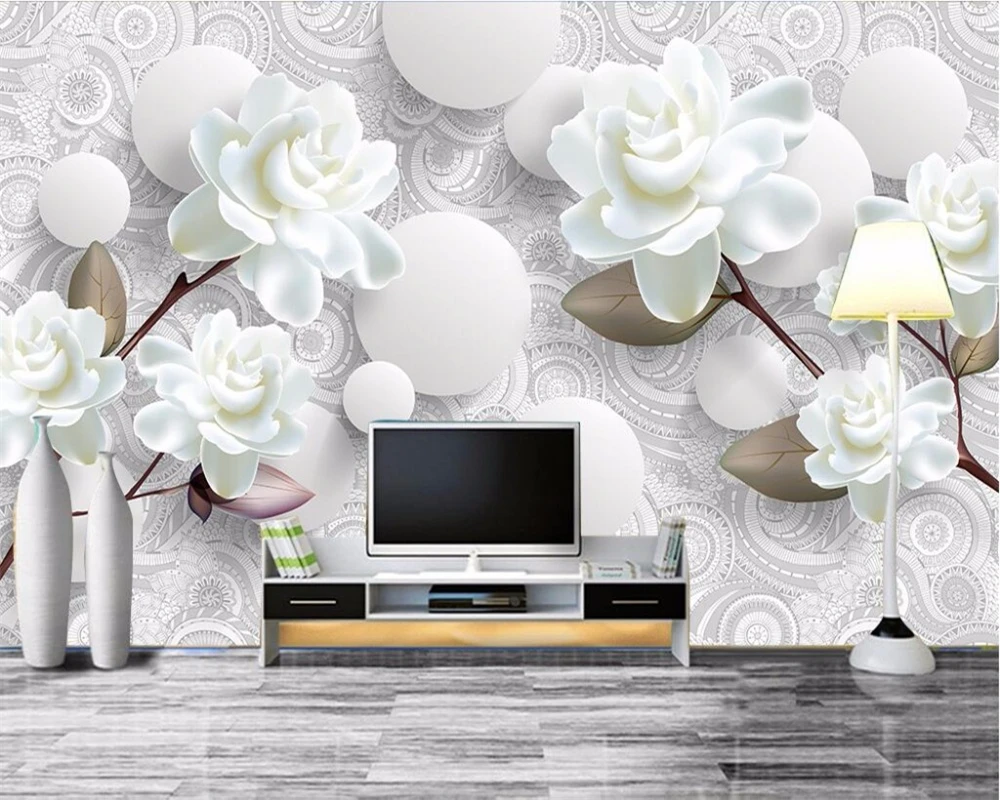beibehang Custom wallpaper 3D photo murals three-dimensional minimalist flower background wall living room bedroom 3d wallpaper beibehang Custom wallpaper 3D photo murals three-dimensional minimalist flower background wall living room bedroom 3d wallpaper