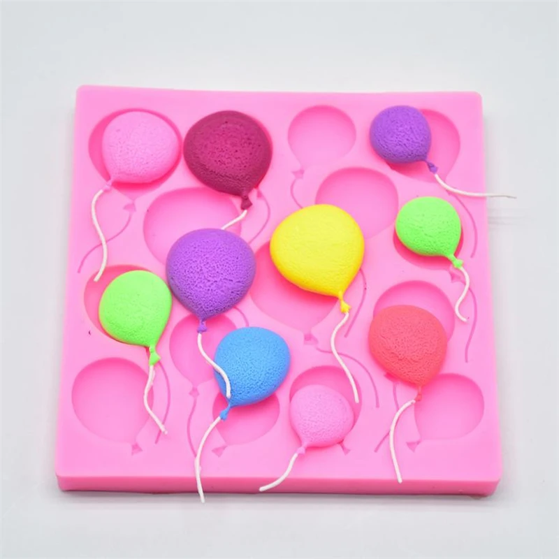 2018 New Silicone Balloons Fondant Cake Sugarcraft Chocolate Decorating Mold Baking Tool Easy operation Lightweigh Hot C0404#30 06