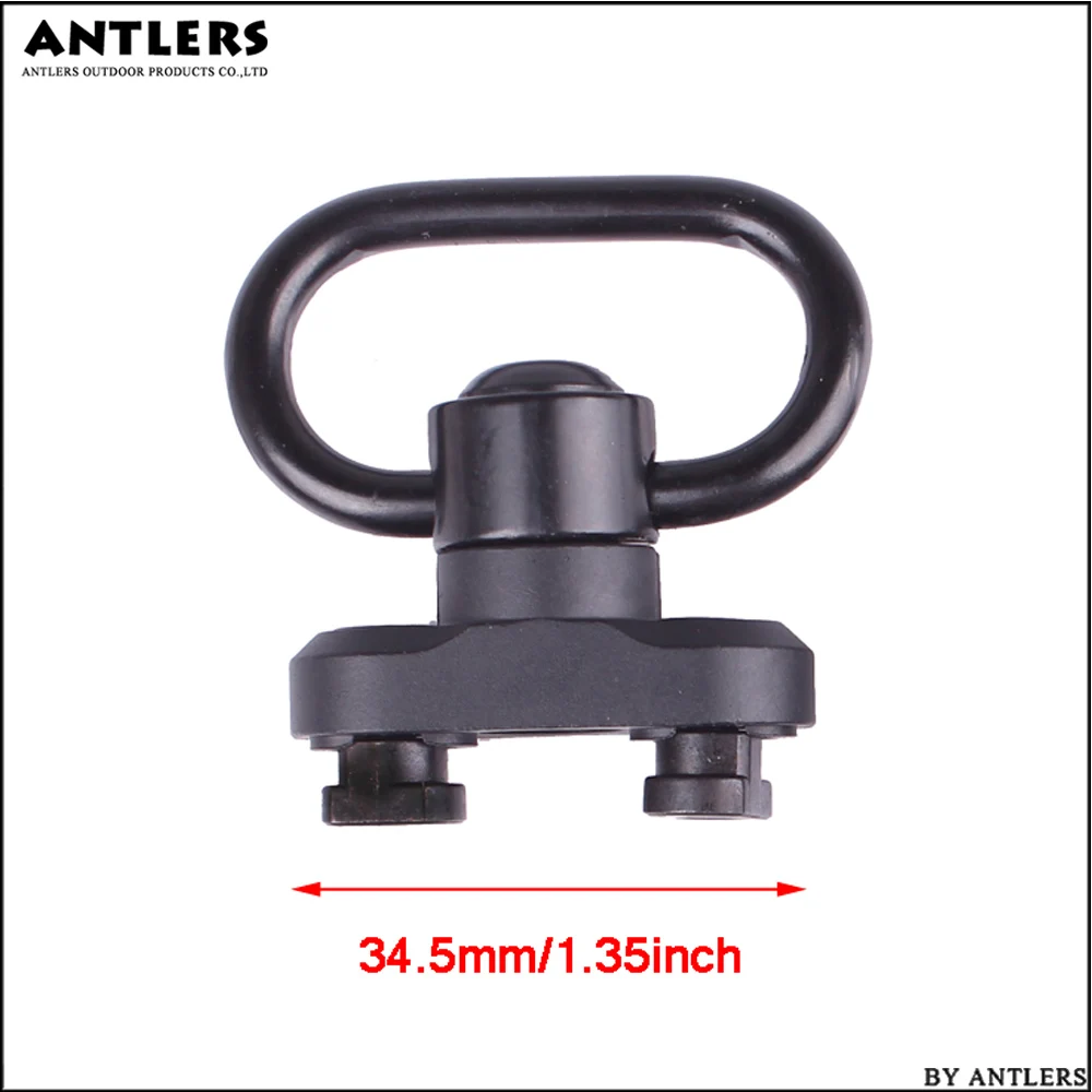 

New Quick Detach Release QD Sling Swivel Scope M-lok Sling Mount Standard QD Sling Swivel 1.3 Inch Adapter for M lok Rail