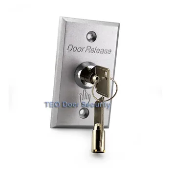

Aluminium alloy Emergency Switch with Keys for Switch Plates Cheap Door Exit Switch Button A Part of Swipe Card SA Controller