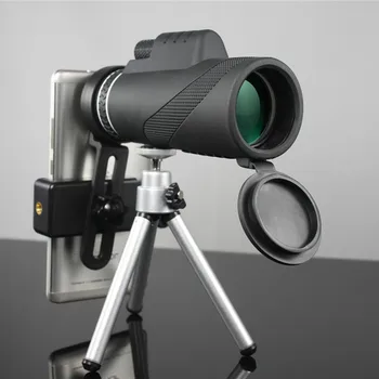

Monocular 40x60 Zoom HD Professional Binoculars Telescope night vision Military Spyglass with Phone Holder Tripod Hunting Turizm