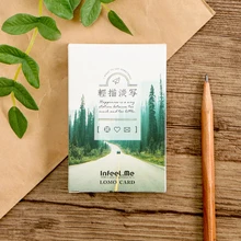 28 шт./кор. карты Почтовые открытки DIY поздравительной открытки карточки для заметок закладки Подарки офисные и школьные принадлежности