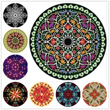 Круглой формы ковер не скользит коврики коврик для йоги для Спальня кафе Гостиная игры ковер компьютерный стул повесить корзина мат