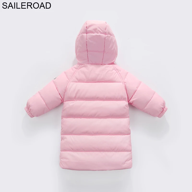 SAILEROAD/зимнее пуховое пальто для маленьких девочек от 18 месяцев до 5 лет Детская верхняя одежда для мальчиков и девочек пуховые парки