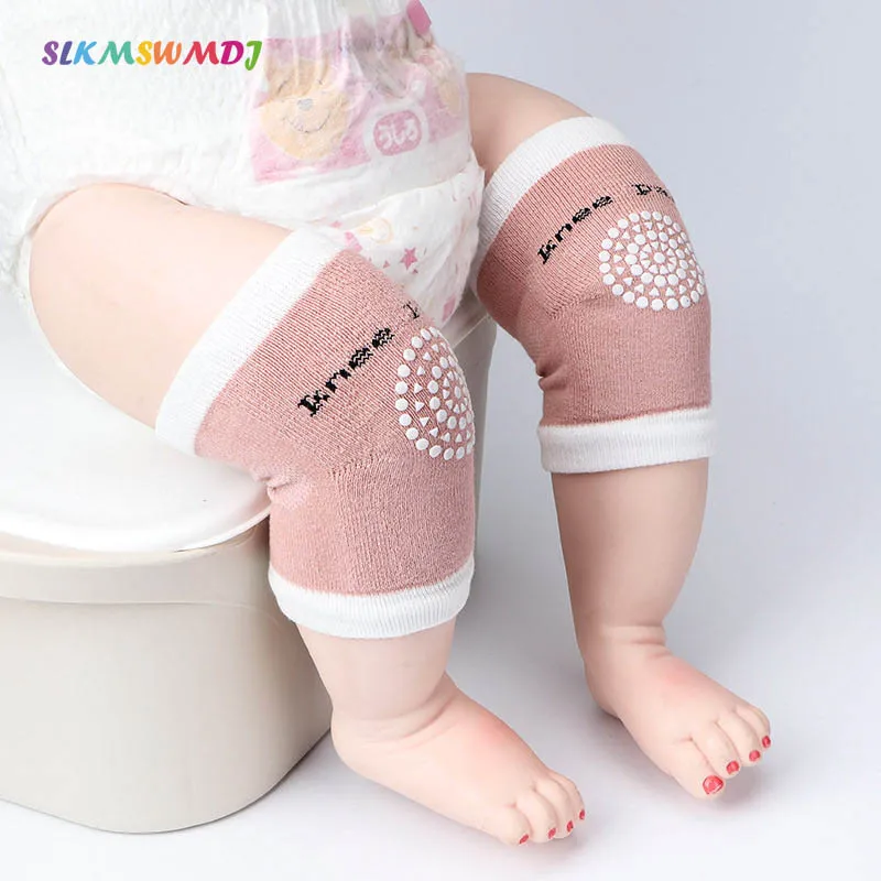 SLKMSWMDJ baby knee pads cotton infant crawling toddler leggings non slip children's protective