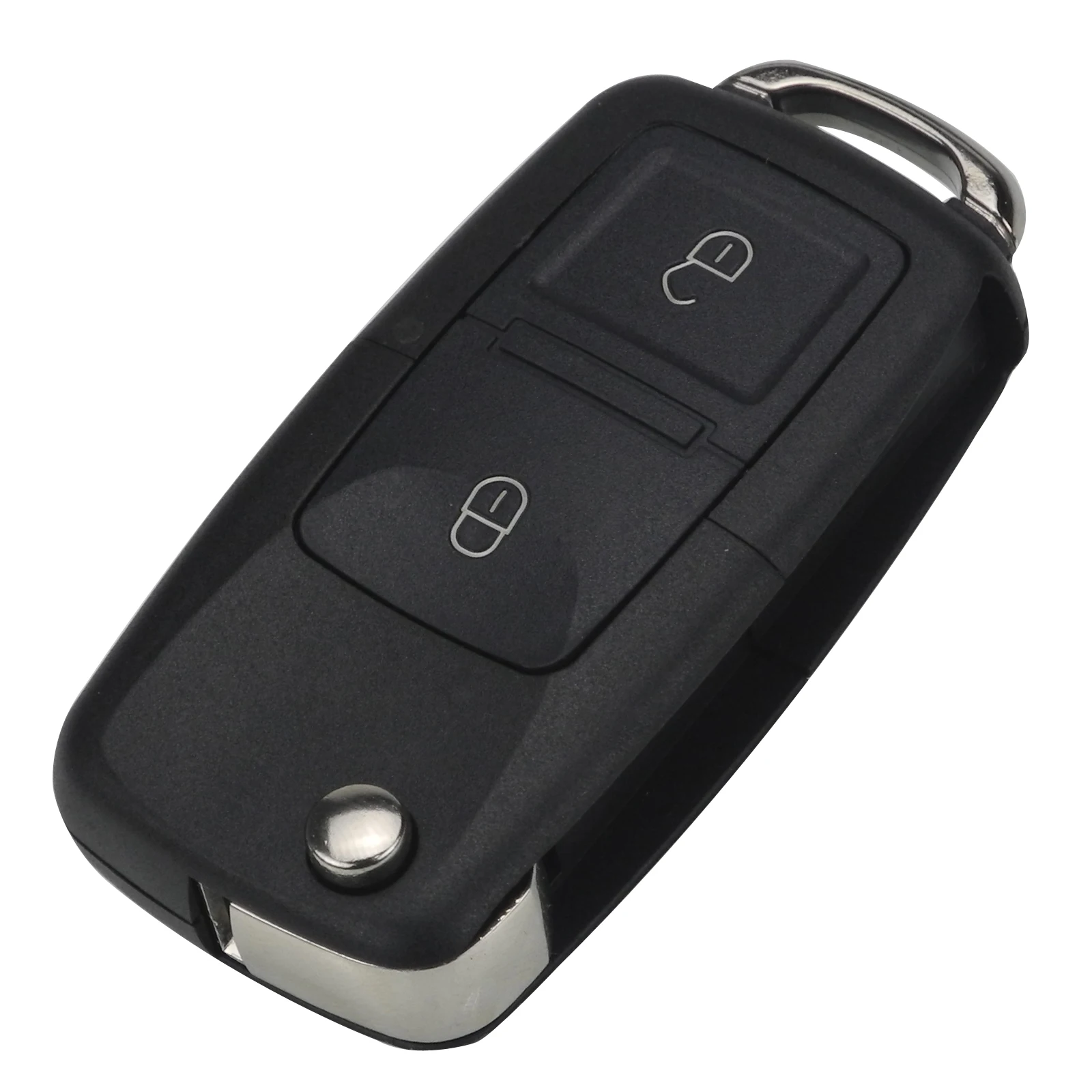Jingyuqin без лезвия 2/3/4 кнопки дистанционного флип складной корпус для автомобильного ключа для VW MK4 Bora Golf 4 5 6 Jetta Passat Polo камера Bora Touran