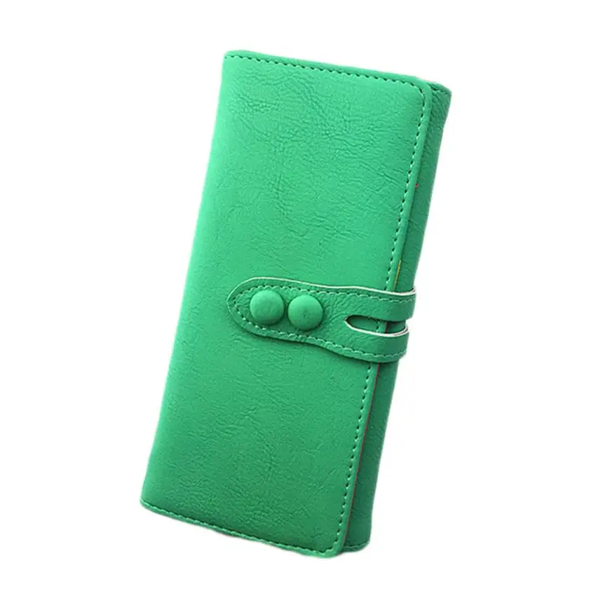 

4 Colors 2016 fashionable women wallets Faux PU leather Women's Women purses Long Wallet For Female sacs a main de femmes #Y5
