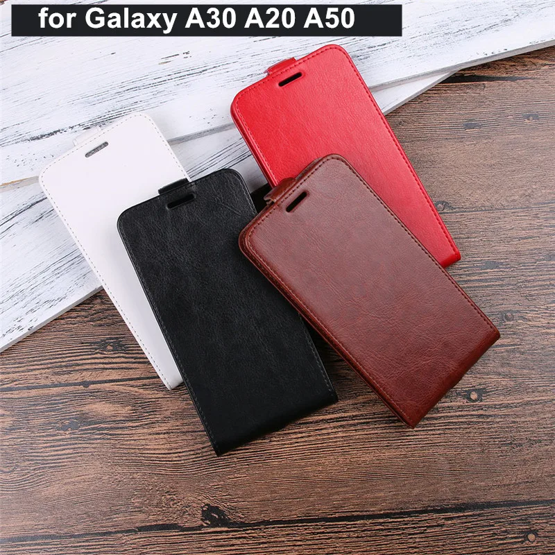 

Phone Case for Samsung Galaxy A30 A20 Cover Vertical PU Leather Case Flip Case Cover for Samsung Galaxy A50 Case Men Women Cover