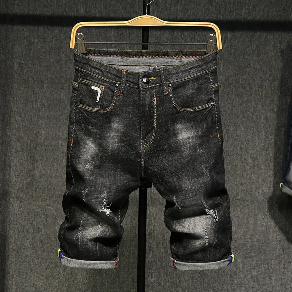 Мужские спортивные шорты новые модные мужские летние повседневные спортивные Прямые классный ремень джинсы на молнии мужские шорты в повседневном стиле