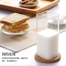 Квадратная прямая чашка термостойкая чашка для молока Однослойная чашка для сока ручная работа квадратная прямая чашка для кофе