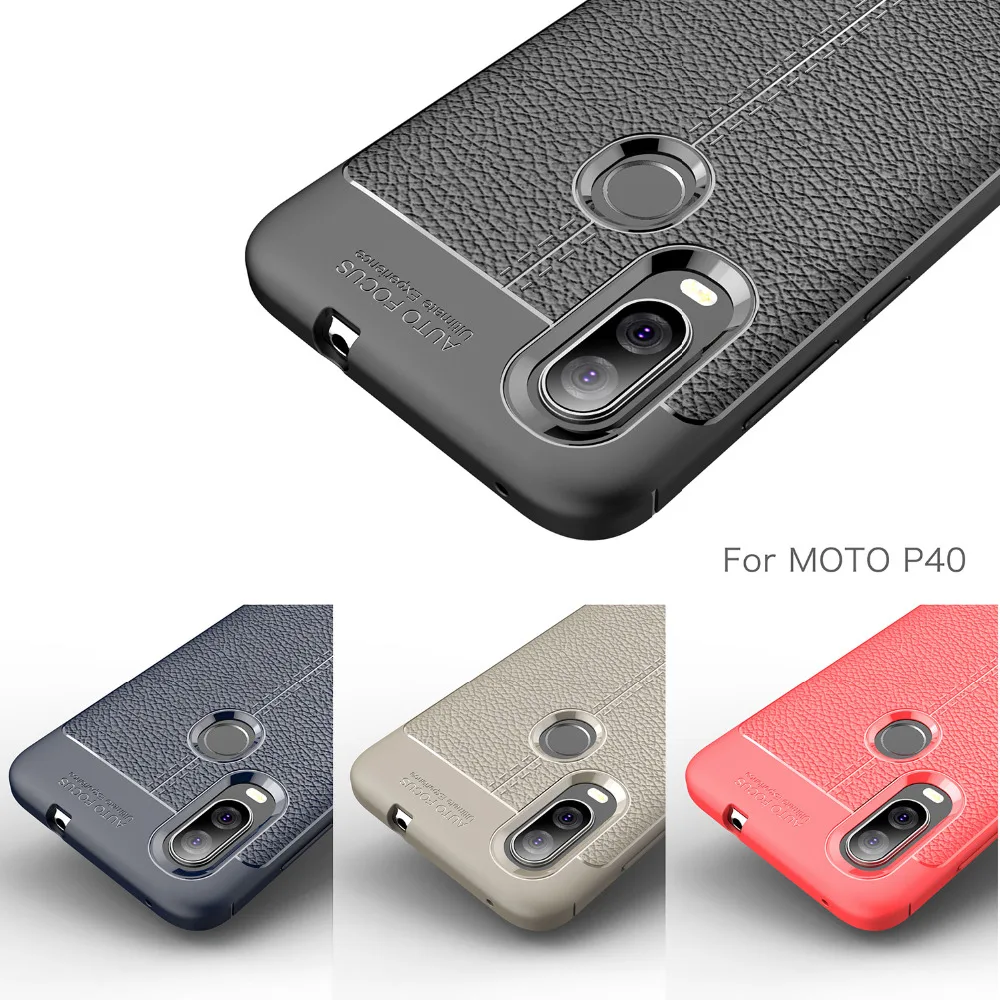 

Carbon Fiber Soft Case For Motorola Moto P40 Z4 play Case Silicone Back Cover MobilePhone Case For Moto P40 Coque Funda Etui