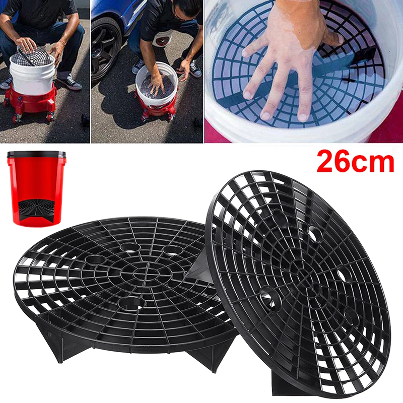 

26cm Car Wash Grit Guard Insert Washboard Water Bucket Filter Anti Scratch Tool