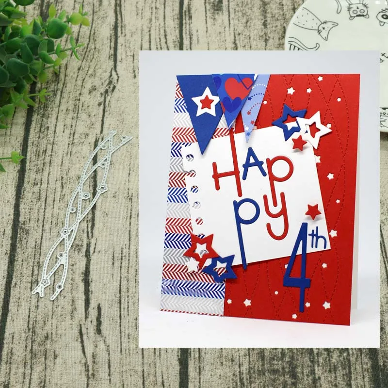 

Dotted line Metal Cutting Dies New 2018 Die Cut Craft Embossing Card Making Christmas DIY