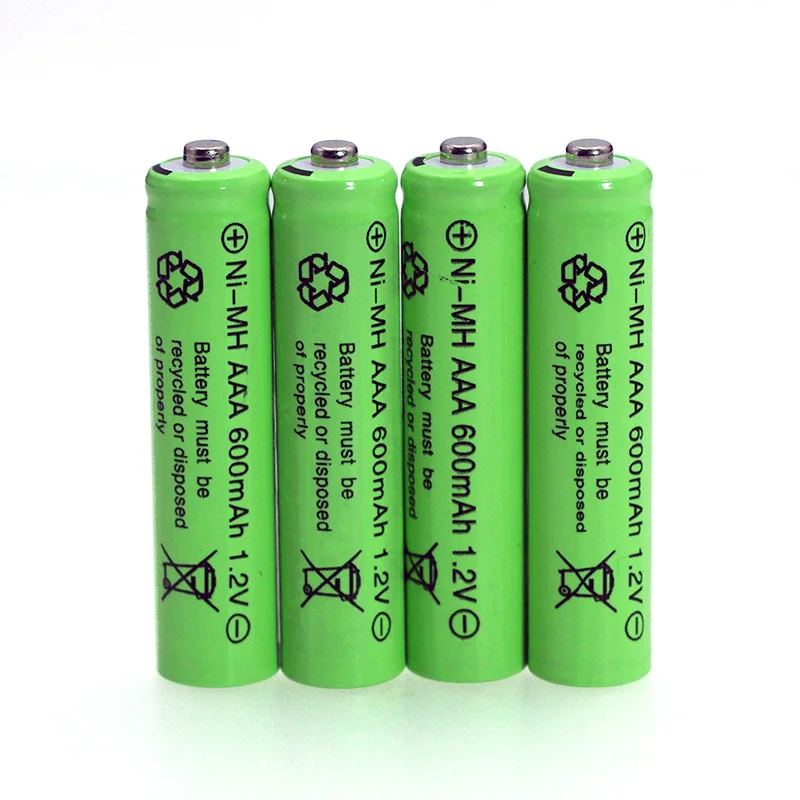 1,2 V Ni-MH AAA батареи 600mAh перезаряжаемые nimh батареи 1,2 V Ni-MH aaa для электрического дистанционного управления автомобиля игрушки RC ues