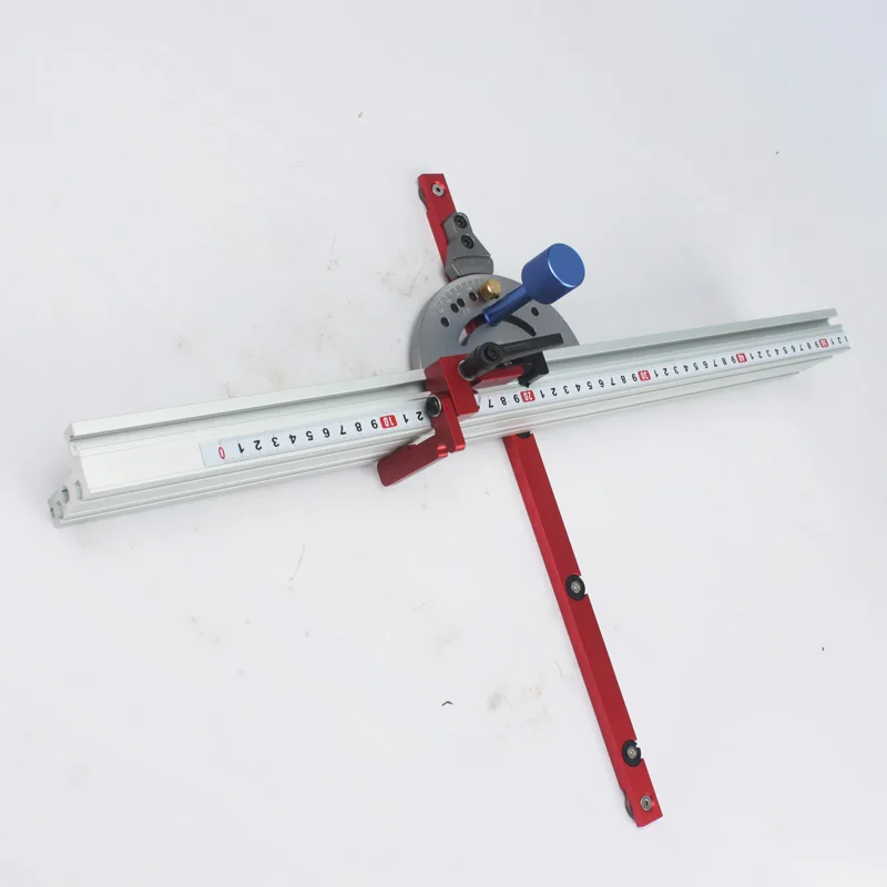 

Precision Miter Gauge System Woodworking Aluminum with Adjustable Flip Stop