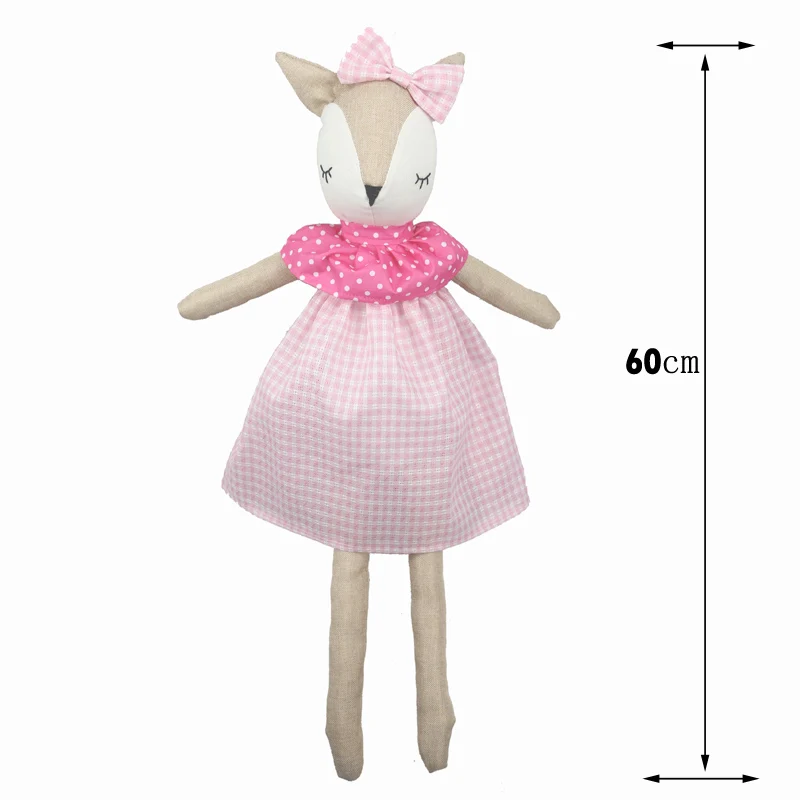 60 см kawaii Плюшевые олень кукла милые плюшевые игрушки детские мягкие куклы чучело оленя детский подарок на новый год подарок на день