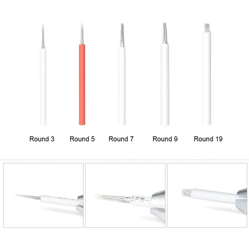 

Microblading Needles for Eyebrow Permanent Makeup Manual Tattoo Machine 30pcs