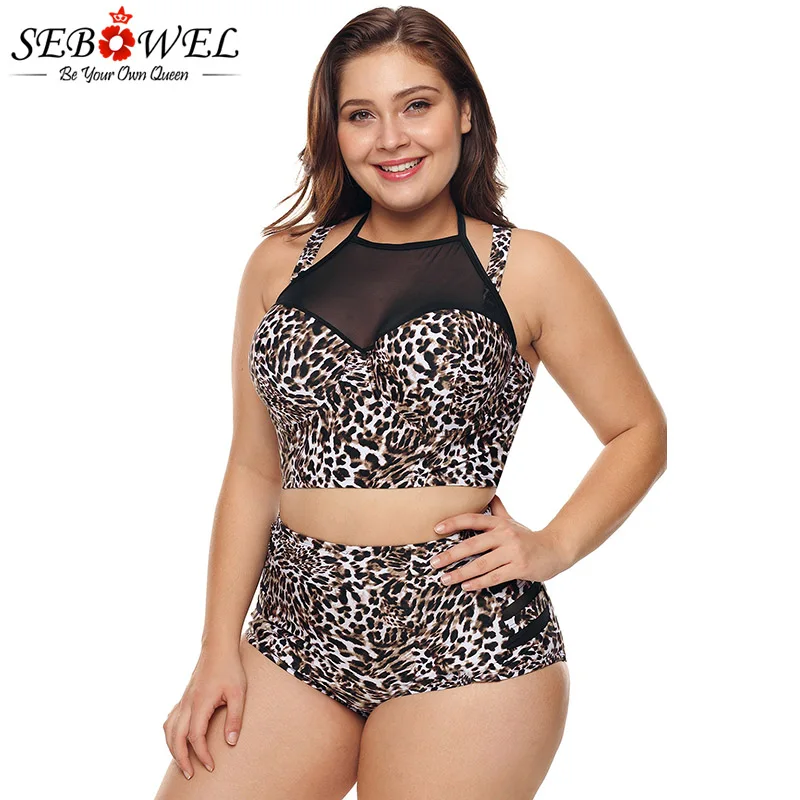 Leopard-Print-Plus-Size-Halter-Push-up-Lattice-Mesh-Swim-Bikini-LC410746-19-4 