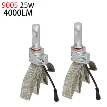 

9005 HB3 LED Headlight Bulbs 50w 8000Lm Fanless Auto Headlamp Conversion Kit for Honda Toyota Suzuki Mazda Subaru Acura Lexus