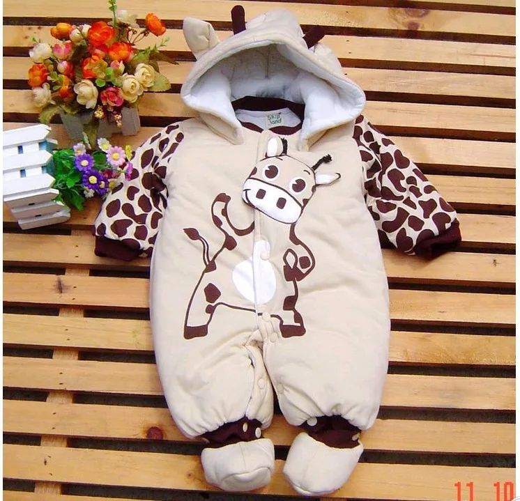 Bebes/теплый комбинезон для новорожденных; коллекция года; сезон весна-осень; детская одежда для младенцев; комбинезоны с хлопковой подкладкой; костюм для маленьких мальчиков
