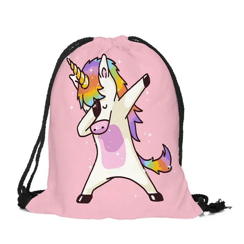 

Fashion Cartoon Unicorn Cat Sport Bags Portable Oxford Cloth Backpack Adult Kid Baby Swimming Bag Outdoor Swim Pool Tools Bag