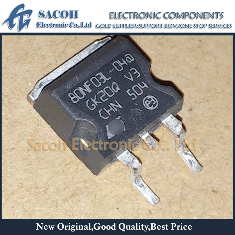 

New Original 10Pcs STB80NF03L-04T4 STB80NF03L-04 80NF03L-04 OR STB80NF06T4 OR STB80NF10T4 TO-263 80A 30V Power MOSFET