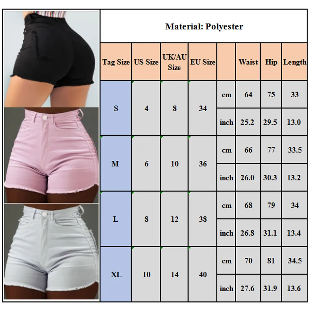 Летние женские шорты новые летние женские повседневные джинсовые шорты с высокой талией джинсы с бахромой шорты четыре цвета