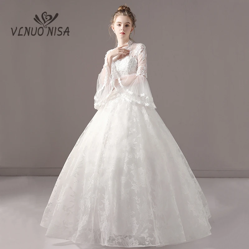 white sequin bridal dress