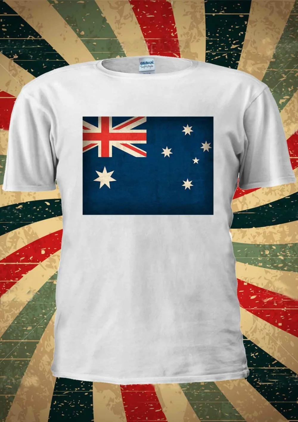 Australian Flag Australia Sydney Fashion Vintage 2019 Newest Cotton Cool Design 3D Tee Shirts Nerd T | Мужская одежда