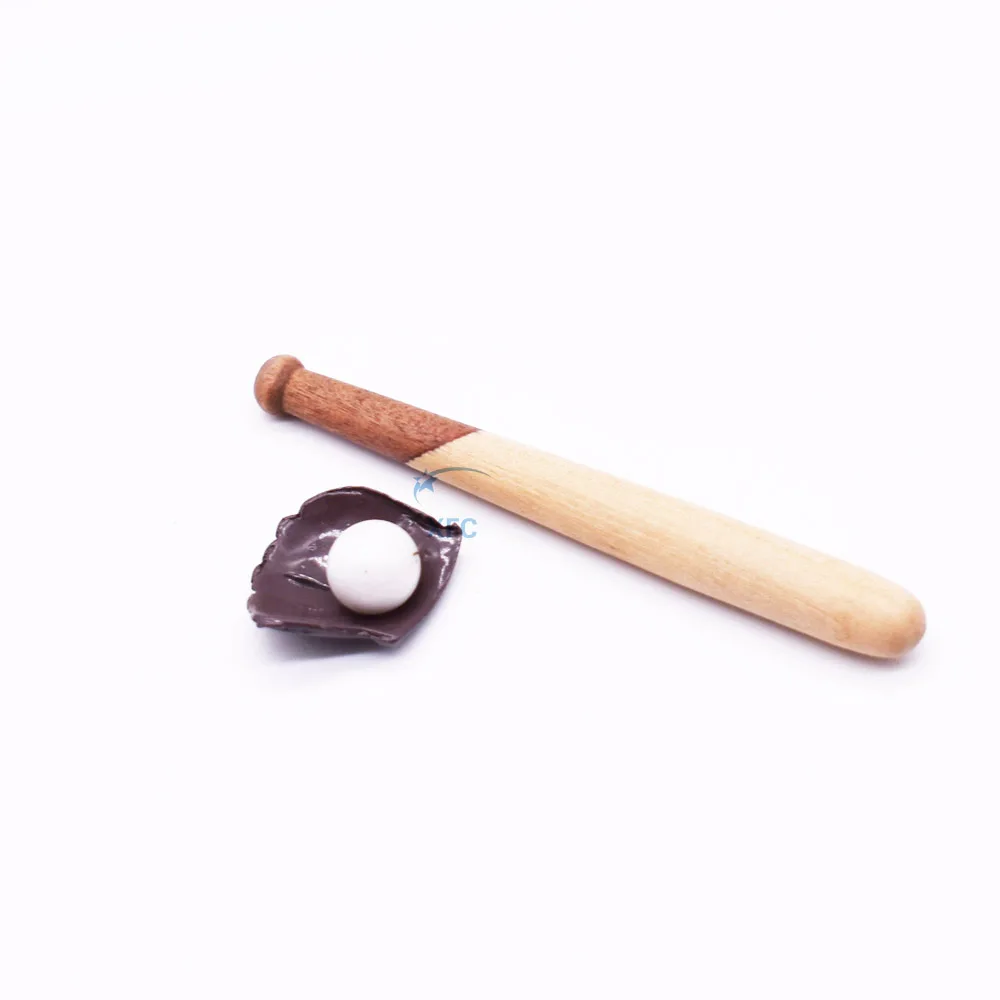 

Miniature Baseball Bat Set Tennis Rackets Decoration Tools For 1/10 RC Rock Crawler Axial SCX10 RC4WD D90 TRX-4