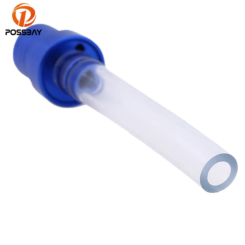 POSSBAY Motorcycle Fuel Tank Cap 2Way Valves Vent Breather Tube Hose