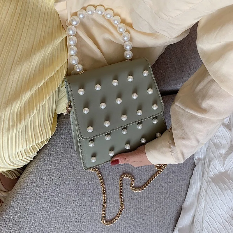 

Brand Designer Tote Bags For Women 2019 Luxury Handbags Women Bags Designer Pearl Handle Shoulder Crossbody Bags Sac A Main