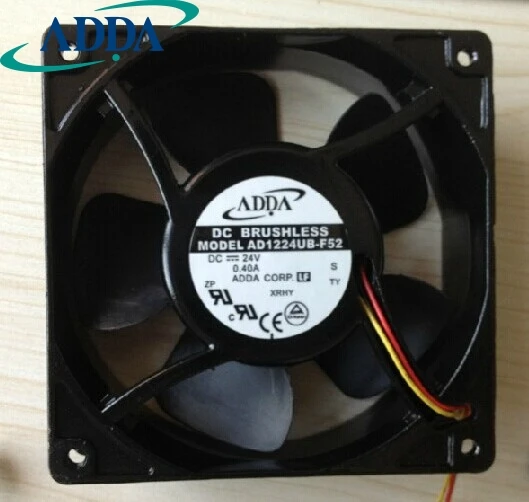 1pcs AD1224UB-F52 DC 24V 0.2A 12038 12cm 120mm  Brushless Cooling Fans blower industrial cooler