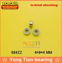10 Pcs Gratis Verzending Dunne Wand Groefkogellager 684ZZ 684-2RS 4*9*4 Mm ABEC-5