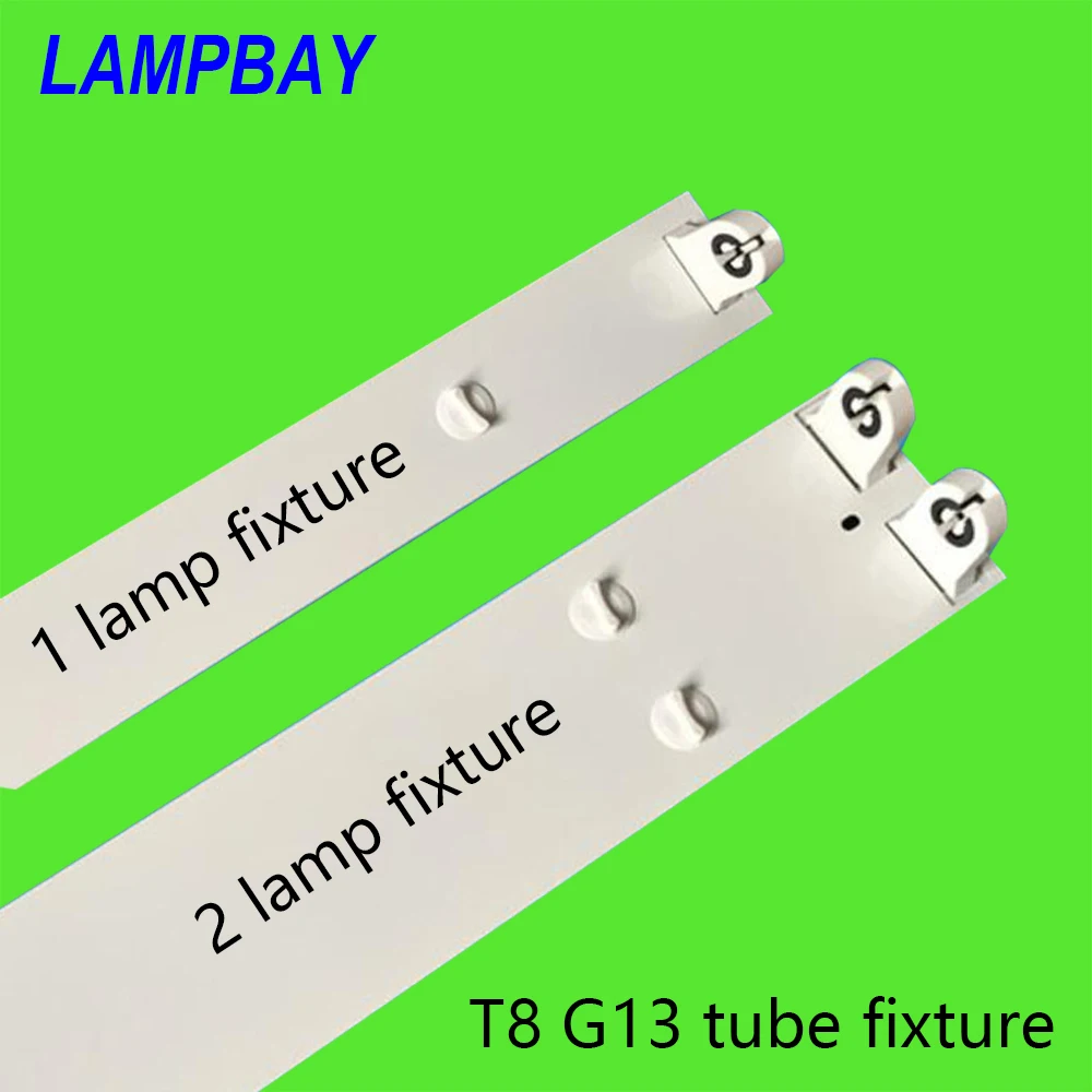 4-60/pack T8 G13 Tube Light Fixture 2FT 3FT 4FT 5FT Single/Double Lamp Housing T8 Bulb Bracket minisas hd to minisas hd l 1m single pack moq 1 90sk0000 mgzan0