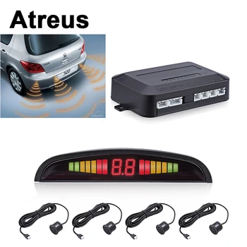 

Atreus For BMW e46 e39 e36 Audi a4 b6 a3 a6 c5 Renault duster Lada granta Car Reversing Radar Parking Sensor LED Display Alert