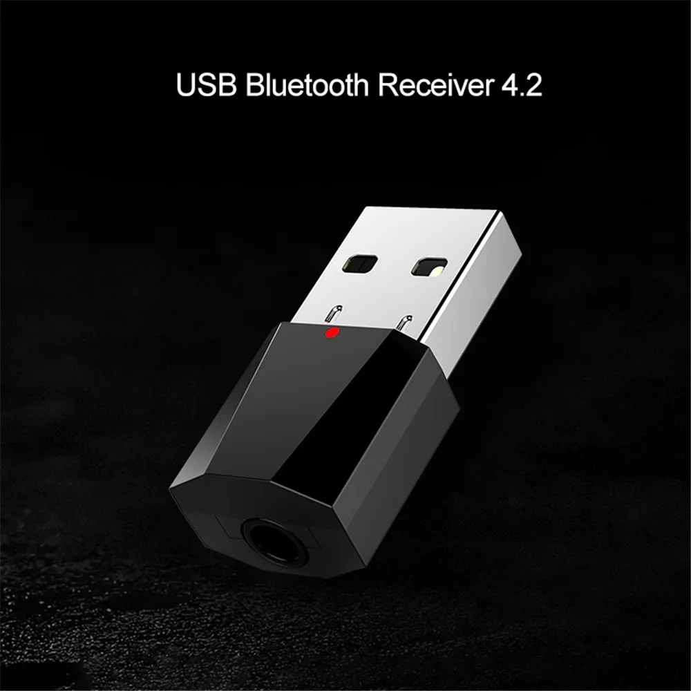 Mini 3.5MM Jack AUX Audio MP3 audio Bluetooth Receiver Car Kit powered by USB for music Speaker Headphone Adapter phone | Автомобили и