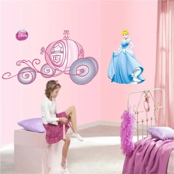 Fairytale Cinderella Princess Fashion Wall Decals For Girl S