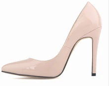 New fashion sexy pointed toe high heeles shoes weeding party women’s pumps size 35-42 Heel height 11cm