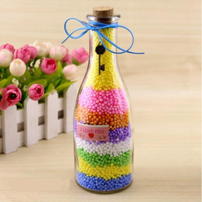 10 упак./лот различных цветов DIY Красочные пены beadsdecoration Bal 2-4 мм | Игрушки и хобби