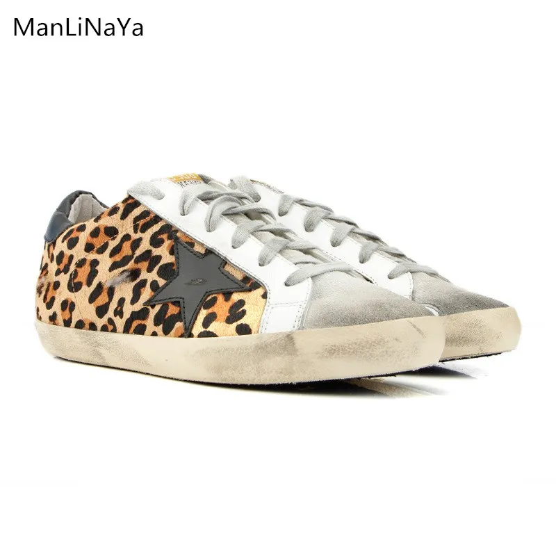 

leopard shoes Lace-up Mens Shoes Graffiti Mixed Color Casual Shoes Brand Sneakers Male Patchwork Unisex Zapatillas Hombre Flats