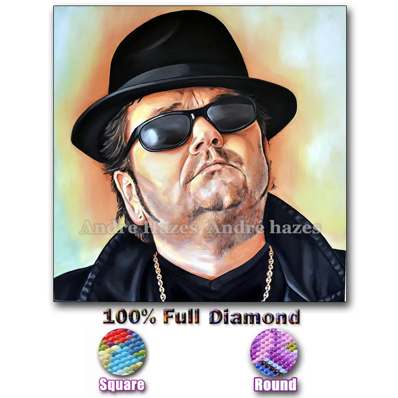 

Full Square / Round Drill 5D DIY Diamond Painting "Andre Hazes Dutch Sing" Diamond Embroidery Cross Stitch Rhinestone Home Decor
